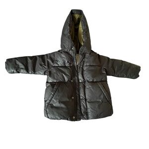 Zara Kids Black Puffer Jacket. Size 2/3